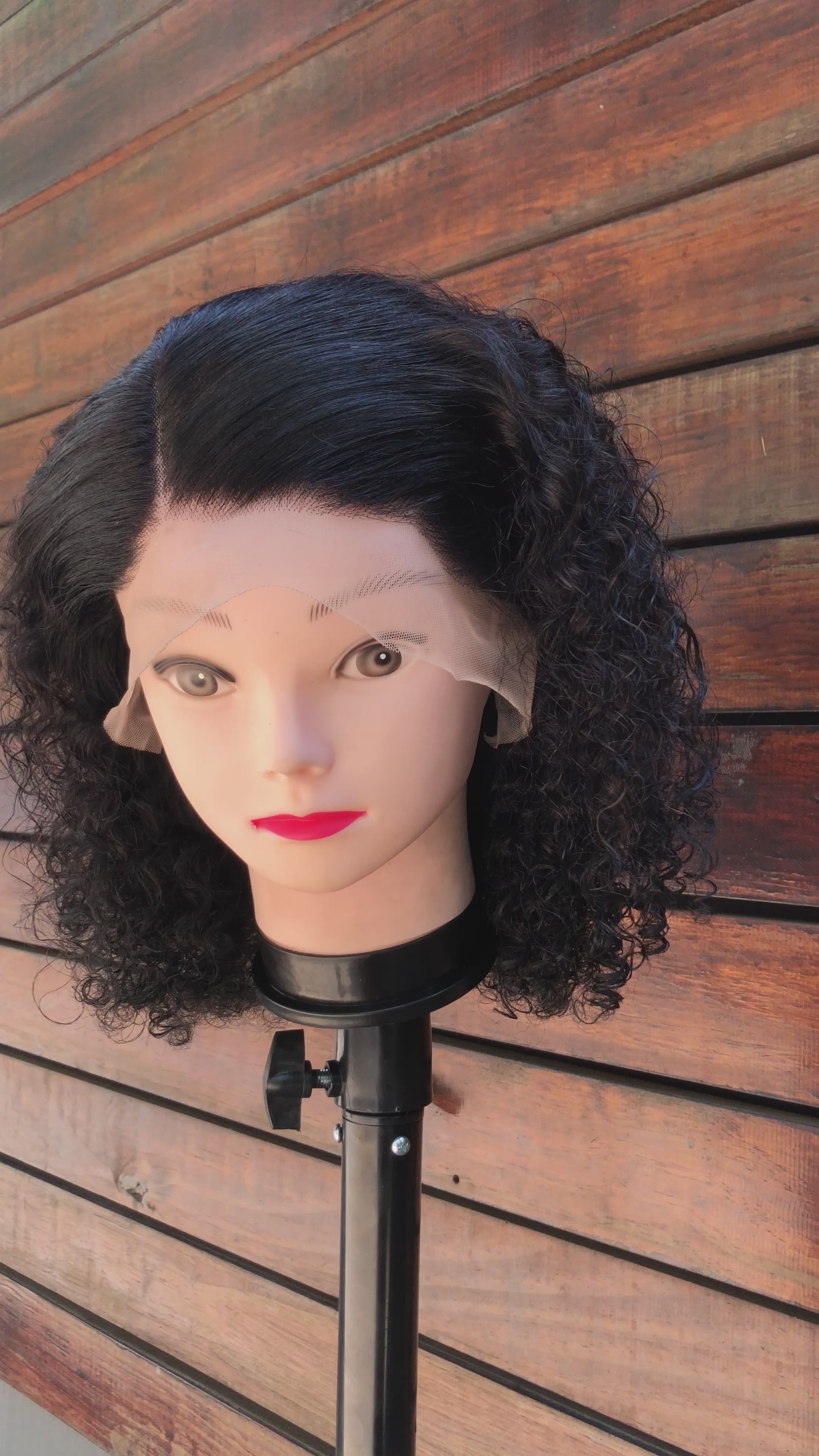 14” Full frontal Deep wave/curls